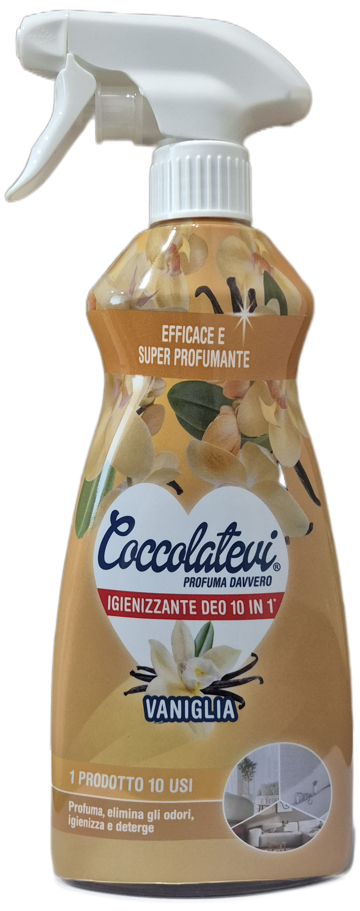 Нейтралізатор запахів та очищувач Coccolatevi Deo 10in1 Vaniglia 500 мл (31749821)