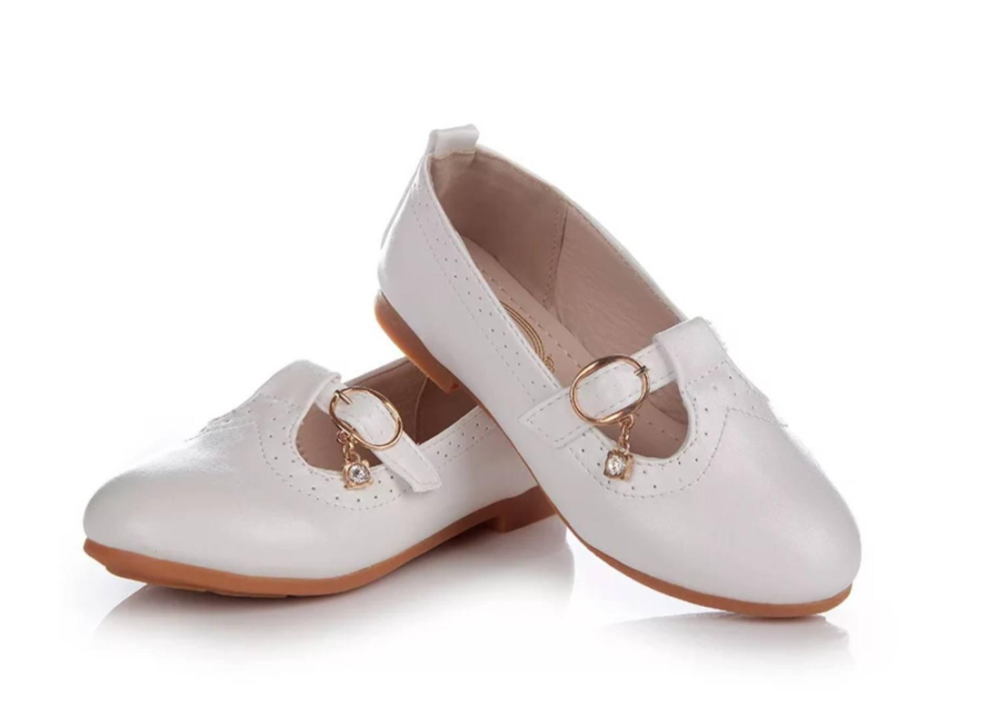 Туфли для девочки р. 27 Белый (1258) - фото 1 Туфли для девочки р. 27 Белый (1258) - фото 1