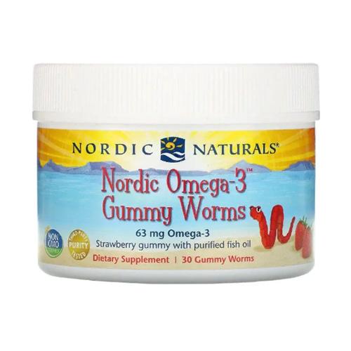 Омега 3 Nordic Naturals Omega-3 30 Gummy worm Strawberry