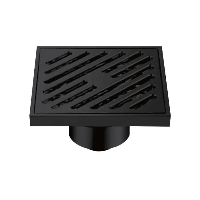 Душевой трап квадратный 100х100 Gappo G81050-6 Черный