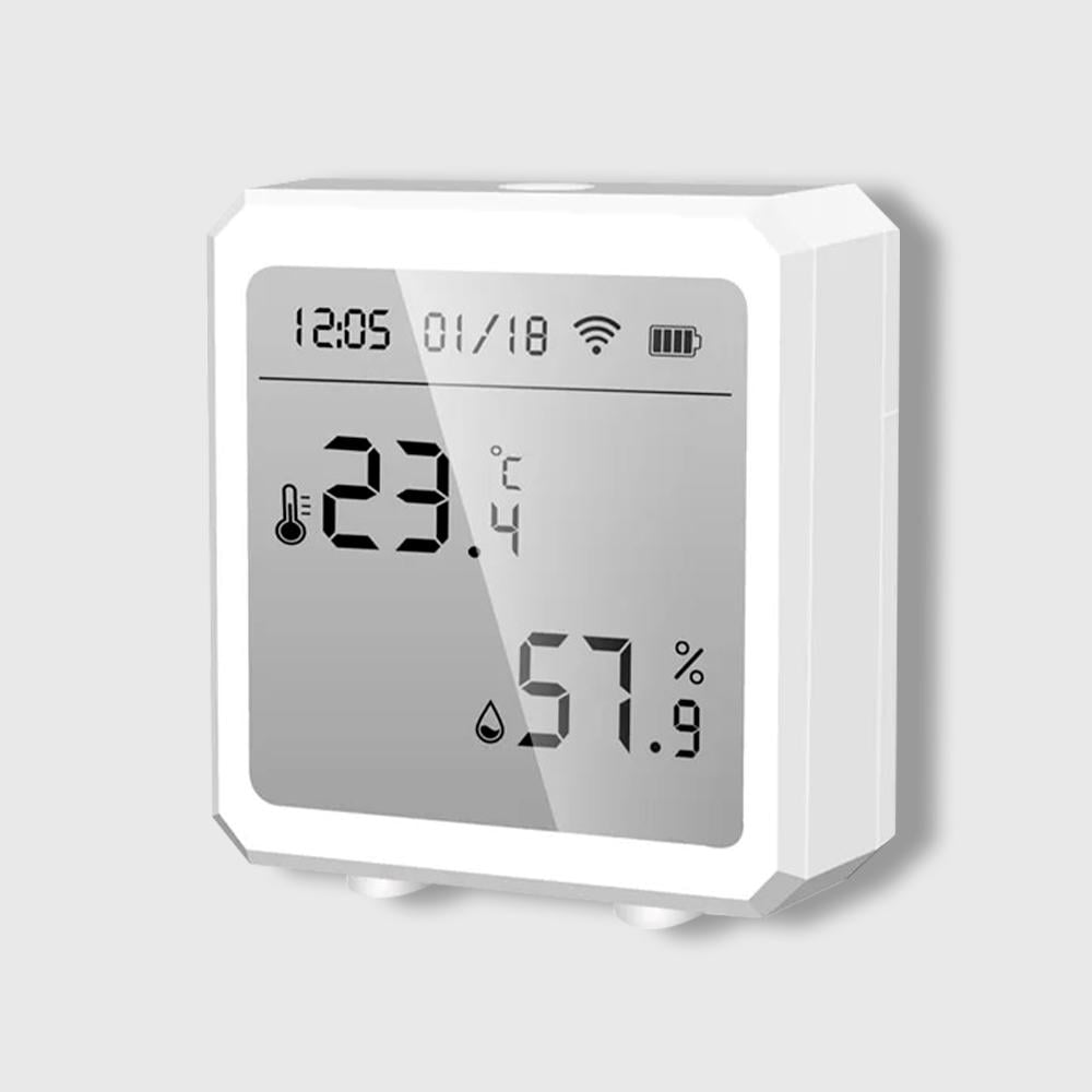 Датчик температуры и влажности с дисплеем Tuya Smart Wi-Fi (WH00553)