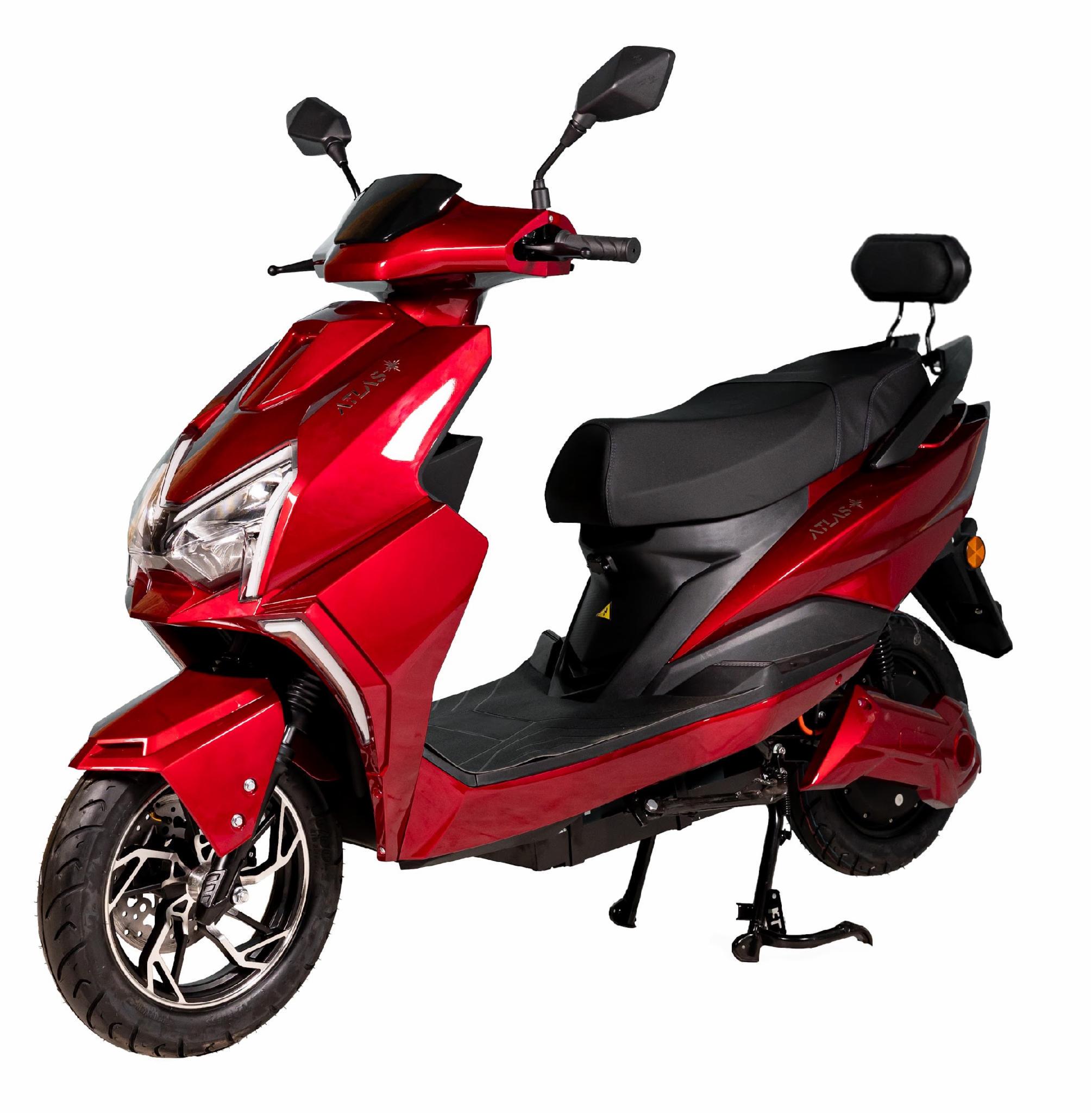 Электроскутер ATLAS Speedy 2000W 72V 20 Ah Red (3155)