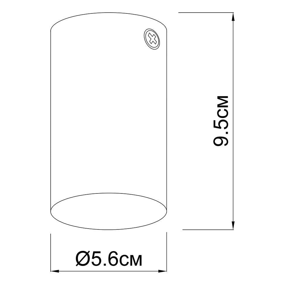 Светильник точечный Imperium Light Accent BK (70110.05.05) - фото 2