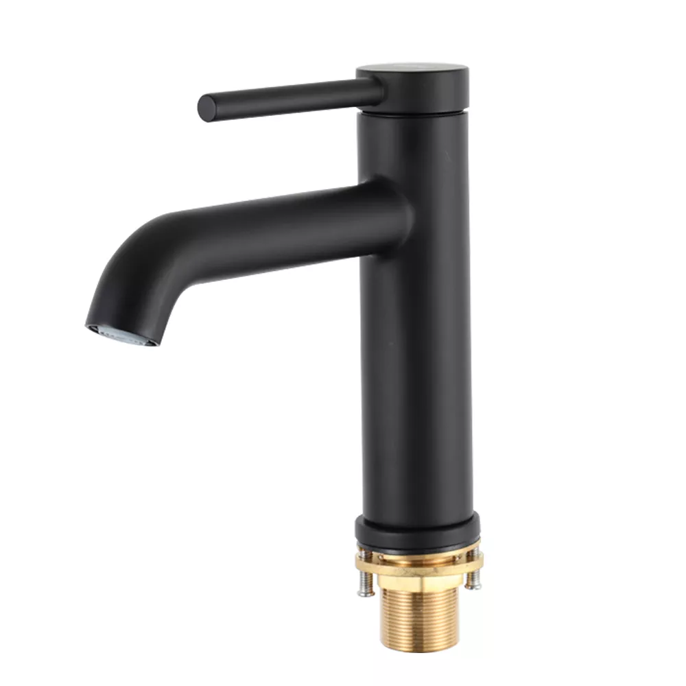 Смеситель для умывальника Gappo G1006-6 Черный (1046755)