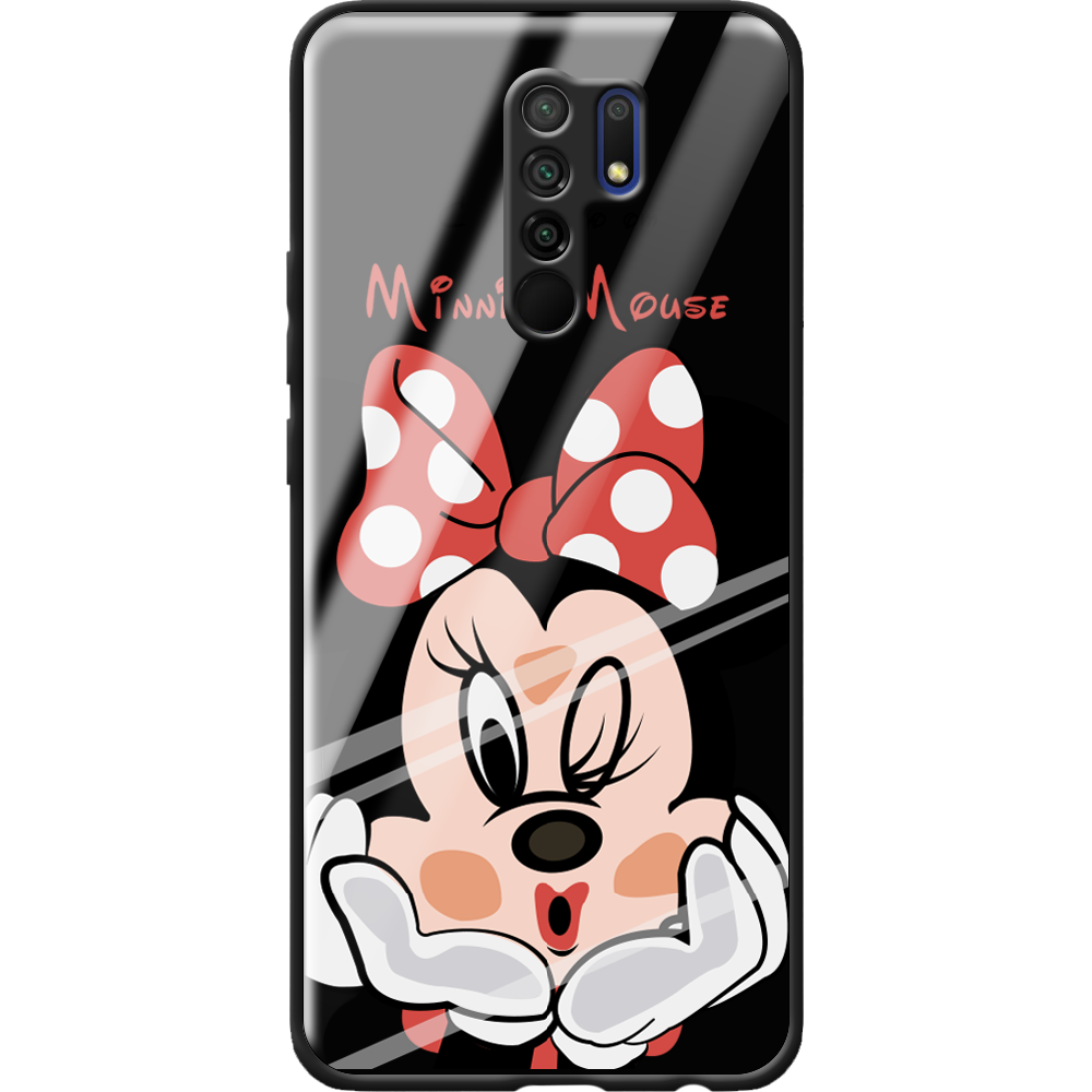 Чохол Boxface Xiaomi Redmi 9 Lady M Чорний силікон зі склом (40233-cc59-40865)