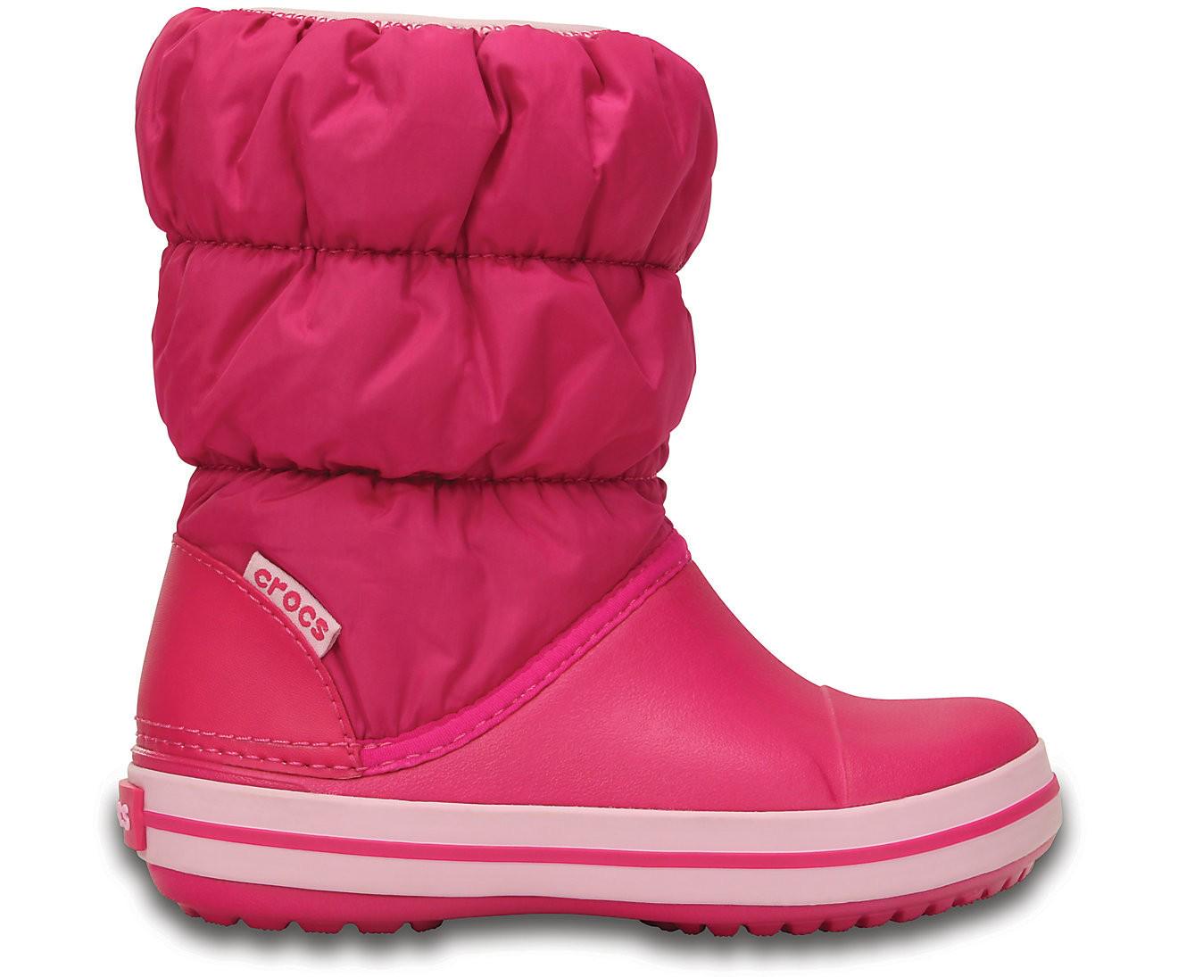 Чоботи дитячі зимові Crocs Kids Winter Puff Boot р. 13/30 19,5 см Candy Pink (12156732)