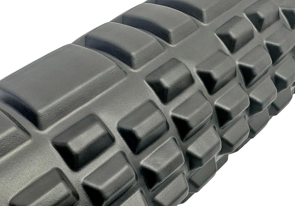 Масажний ролик EasyFit Grid Roller v.2.1 45 см Чорний (EF-2027-BK) - фото 3
