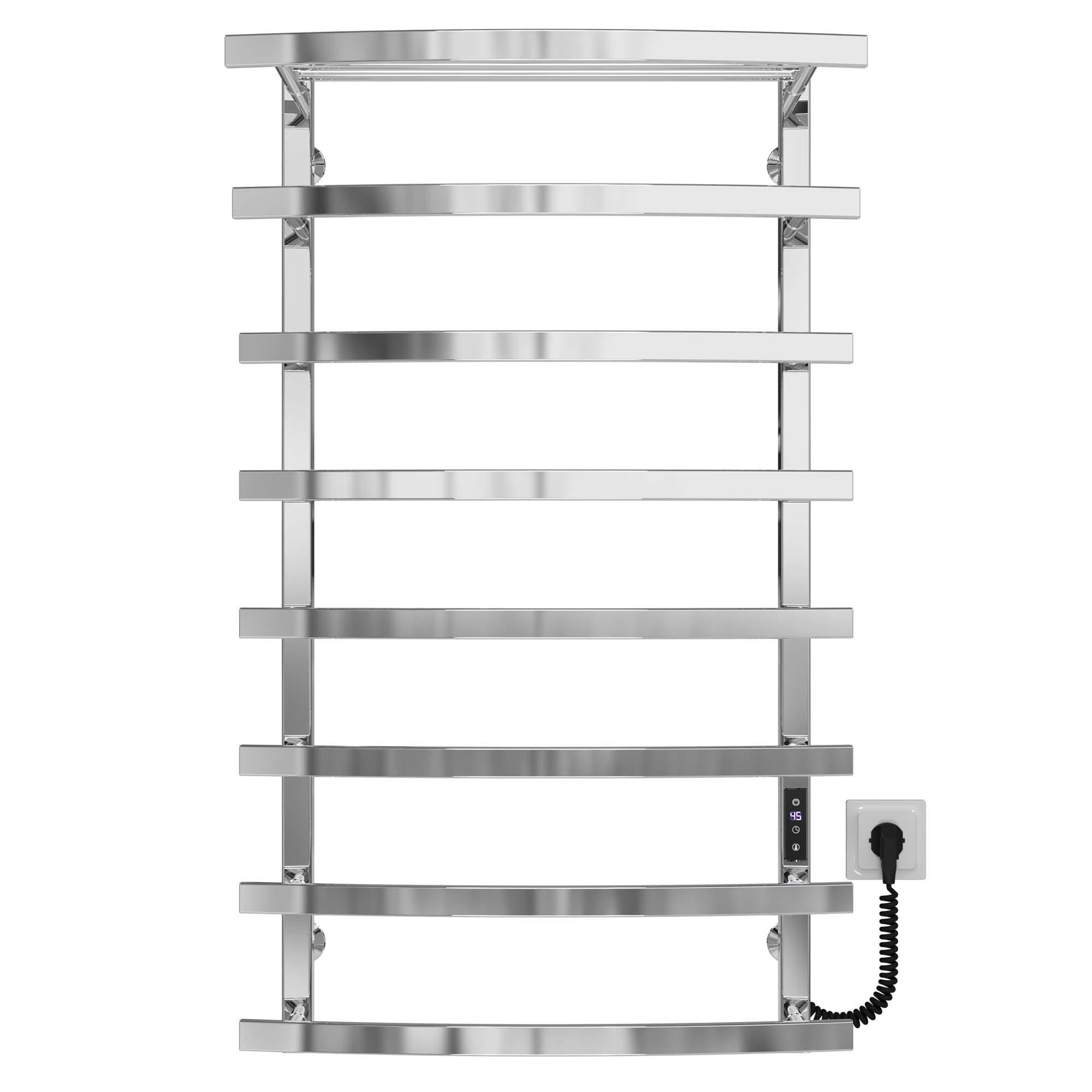 Рушникосушарка електрична Deffi Lotos П8 JD04 праве підключення нержавіюча сталь 400х1000 мм Хром (A.LO.100.40.8.E.C.R.2)