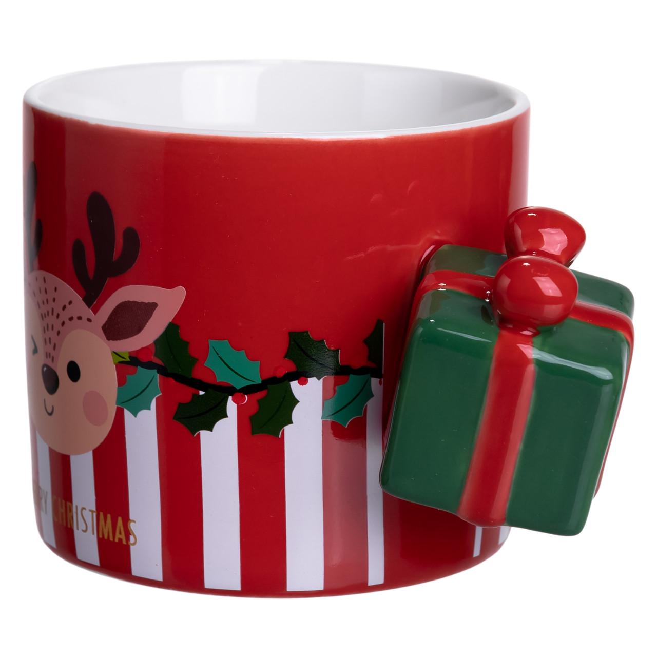 Чашка порцелянова Merry Christmas 400 мл Червоний (FM-CS-49R) - фото 3 Чашка порцелянова Merry Christmas 400 мл Червоний (FM-CS-49R) - фото 3