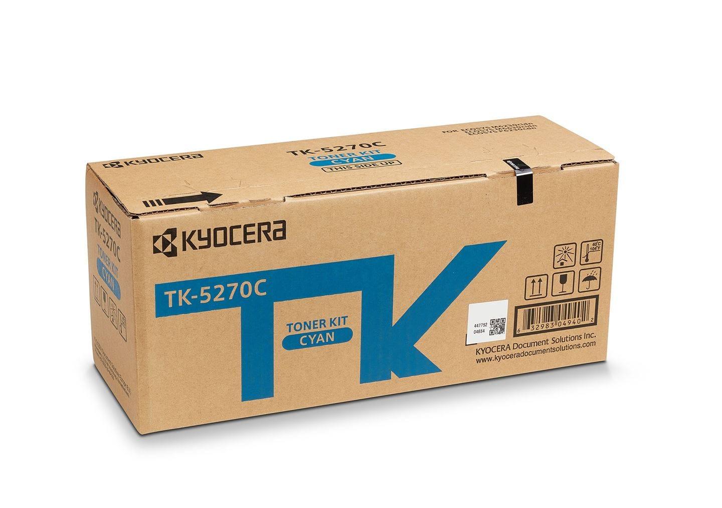 Картридж для лазерного принтера Kyocera TK-5270C 1T02TVCNL0 Cyan (11066727) - фото 2