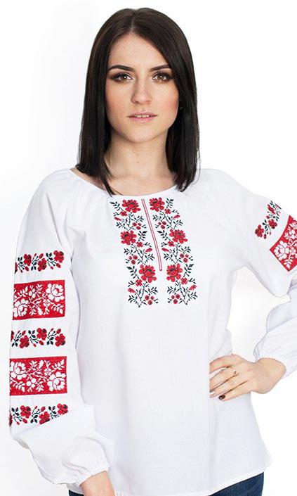 Вишиванка жіноча Вишиваночка р. 56 Білий (518-2)