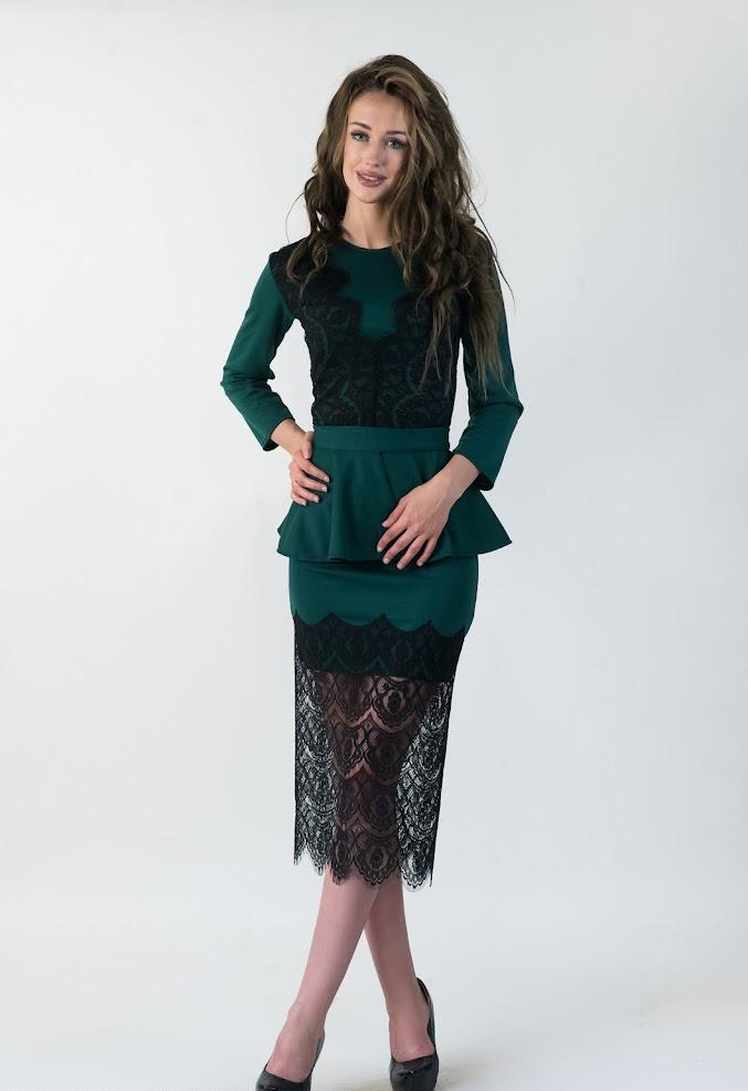 Сукня жіноча Podium Lotta 21259-DARKGREEN M Зелений