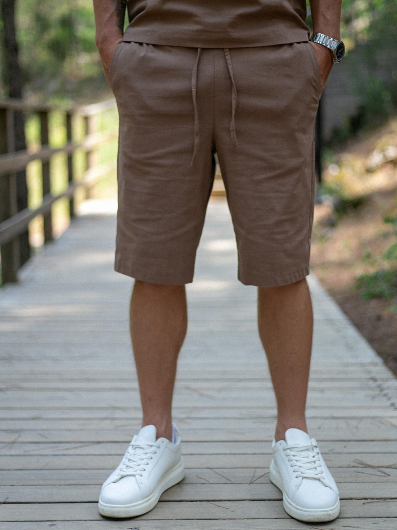 Костюм мужской Flax Intruder льняной S Коричневый (1624351714/4/1) - фото 5 Костюм мужской Flax Intruder льняной S Коричневый (1624351714/4/1) - фото 5