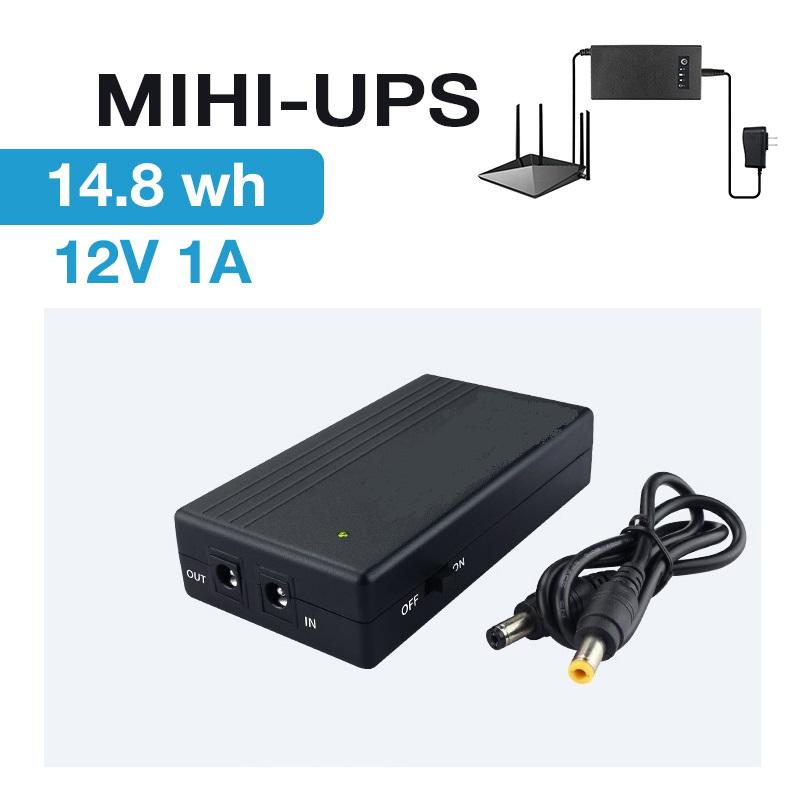 Джерело безперебійного живлення для маршрутизатора Wi-Fi Міні-UPS 12 V 1 A 14,8 Вт/год (7024) - фото 2