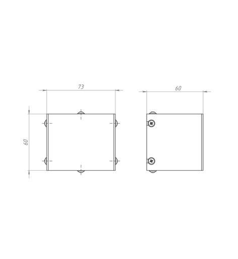 Cвітильник настінний Iterna 2Qube G4 Хром (LM116) - фото 7