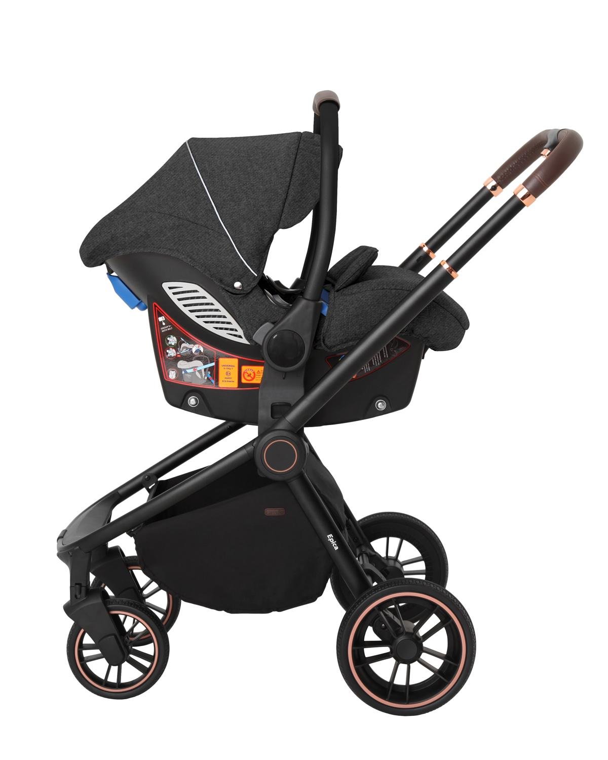 Коляска-книжка Carrello Epica 3в1 Space Black (CRL-8511/1) - фото 2 Коляска-книжка Carrello Epica 3в1 Space Black (CRL-8511/1) - фото 2