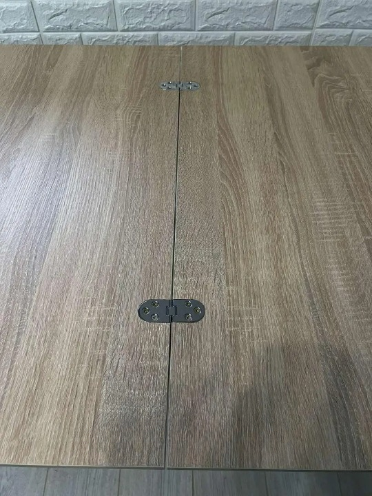 Обідній стіл Оскар розкладний 60х80/80х120х75 см Трюфель/Білий (28374285) - фото 4 Обідній стіл Оскар розкладний 60х80/80х120х75 см Трюфель/Білий (28374285) - фото 4