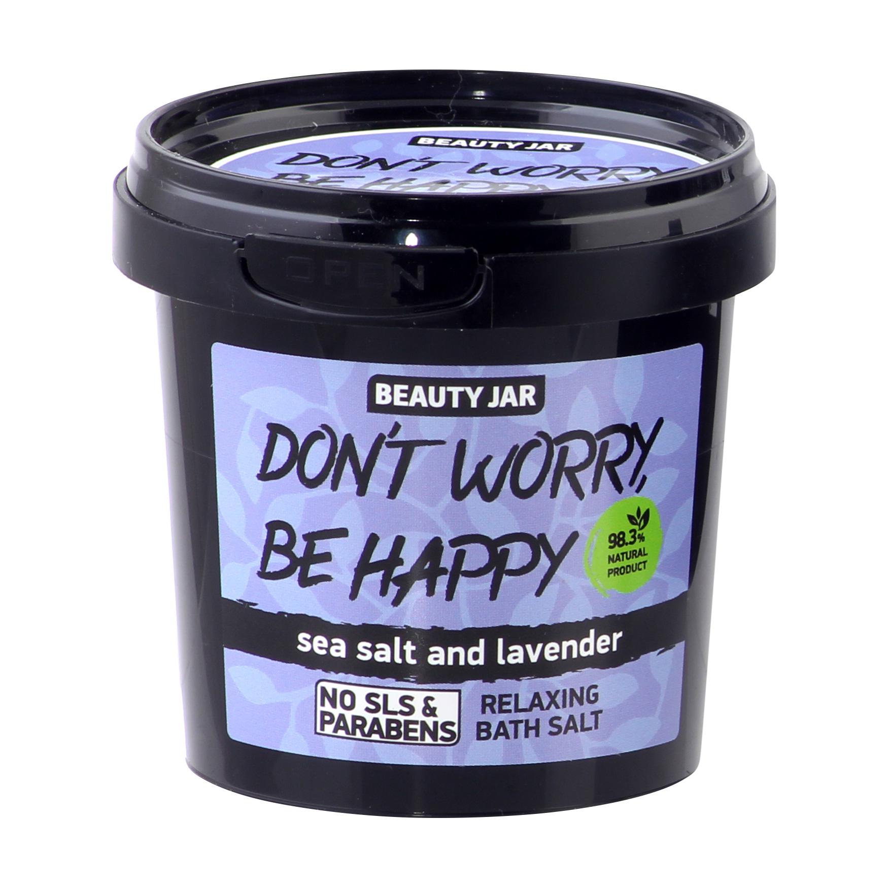 Піниста сіль для ванни Don't Worry Be Happy! Beauty Jar 200 г (4751030830339)