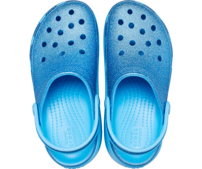 Сабо с блестками Crocs Cutie Crush Glitter р. C12/EUR 29-30 Oxygen (10220219) - фото 6