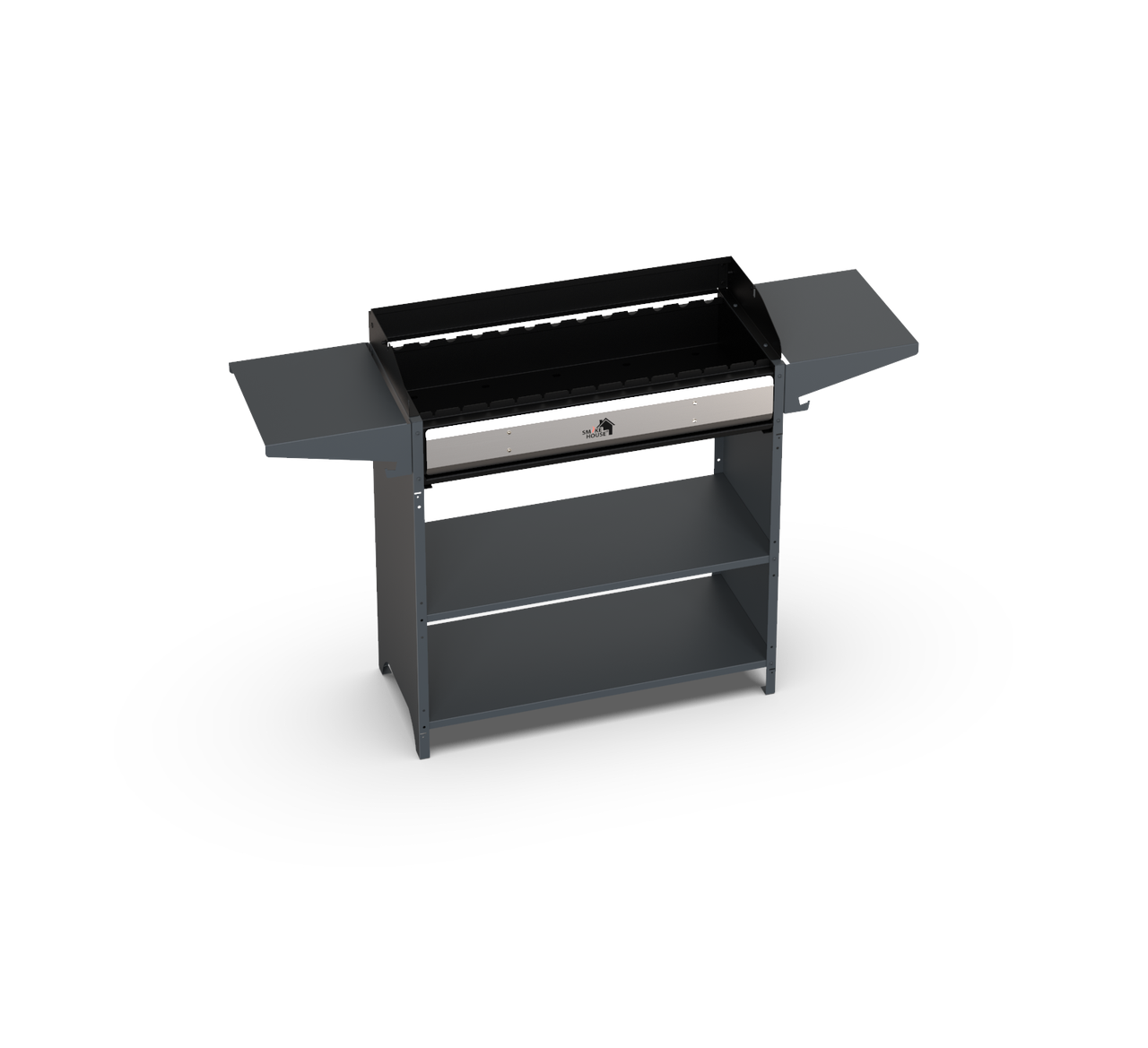 Мангал з вітрозахисту та гратами гриль Smoke House High Tech 900 1580х400х900 мм на 14 шампурів (27860580) - фото 3 Мангал з вітрозахисту та гратами гриль Smoke House High Tech 900 1580х400х900 мм на 14 шампурів (27860580) - фото 3
