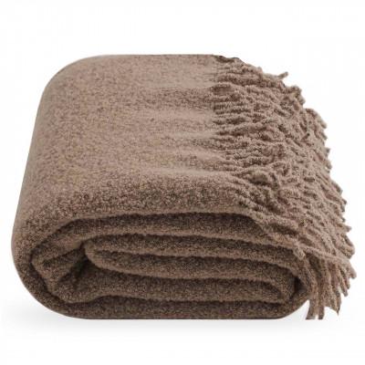 Плед букле 130х200 см Капучино - фото 1 Плед букле 130х200 см Капучино - фото 1