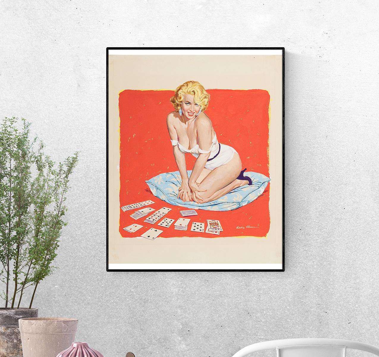 Постер Расклад на картах. Эдди Чан формат А-0 (pin_up010230_Poster)