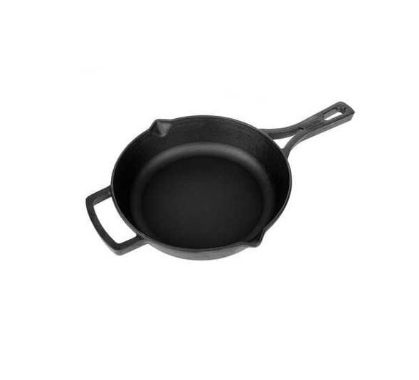 Сковорода чугунная с литой ручкой 260x60 мм