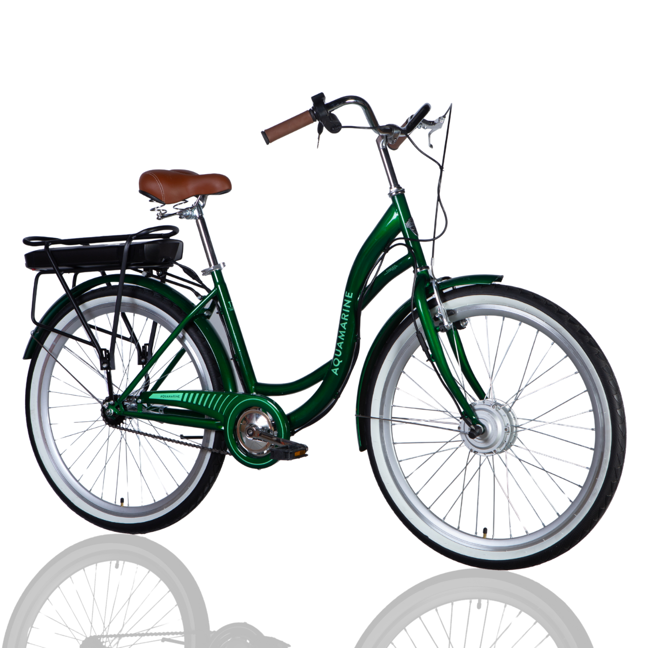 Велосипед з електроприводом ST Dorozhnik eAQUAMARINE BH 28" рама-19" 36B 12,5 Ахч 500 Вт Зелений