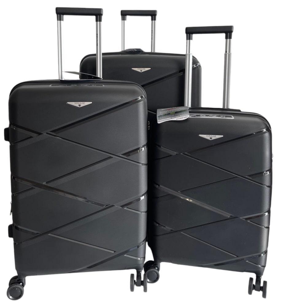 Комплект чемоданов Worldline Airtex 289 Черный (31219104) Комплект чемоданов Worldline Airtex 289 Черный (31219104)