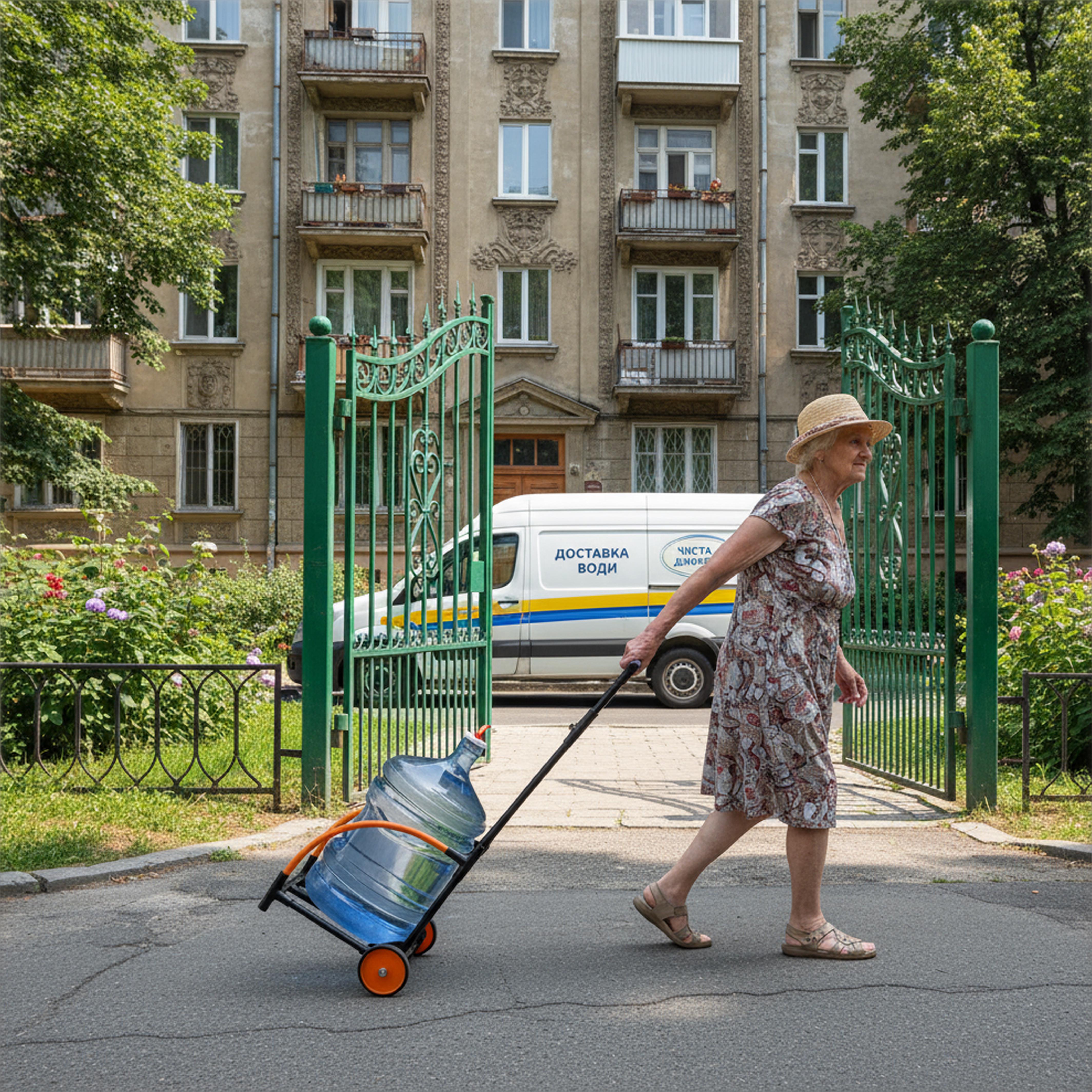 Візок-підставка Bona для перевезення та зберігання бутилів 19 л (29070956) - фото 9 Візок-підставка Bona для перевезення та зберігання бутилів 19 л (29070956) - фото 9