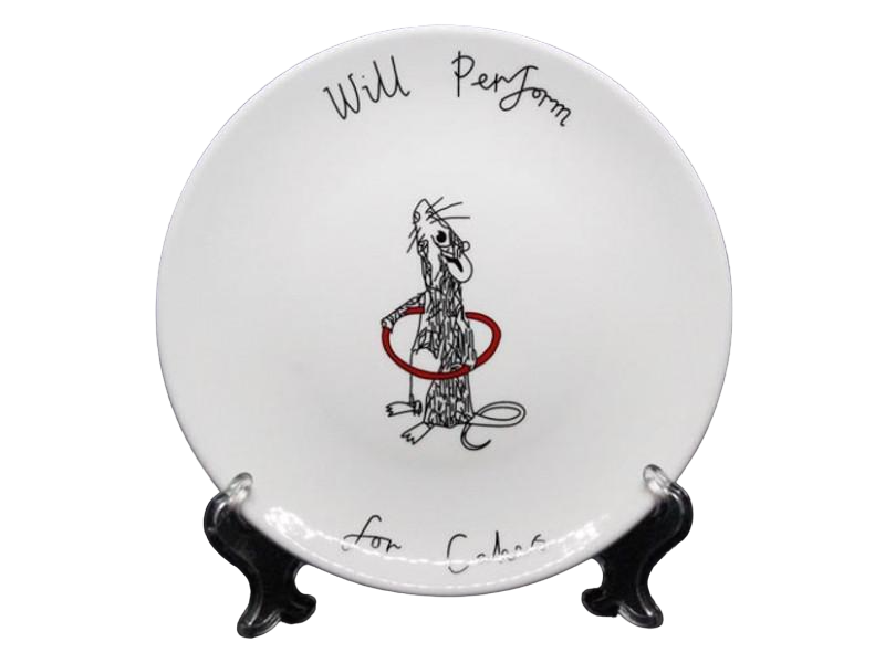 Тарелка Olens Мышонок 20 см Белый (OC-DL21012653-8P)