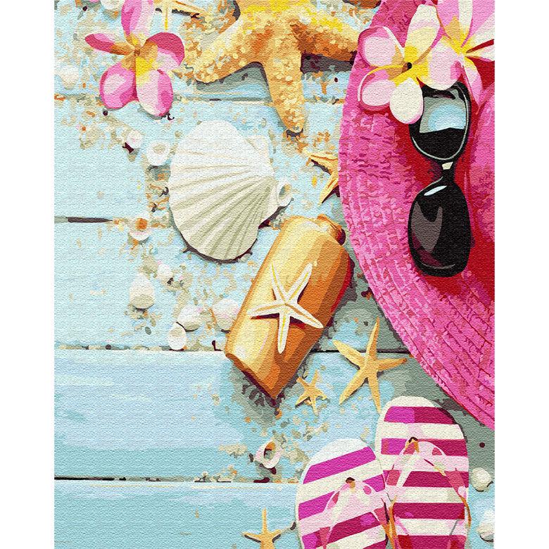 Картина по номерам Никитошка GX32065 Пляжный натюрморт 40х50 см (L053866)