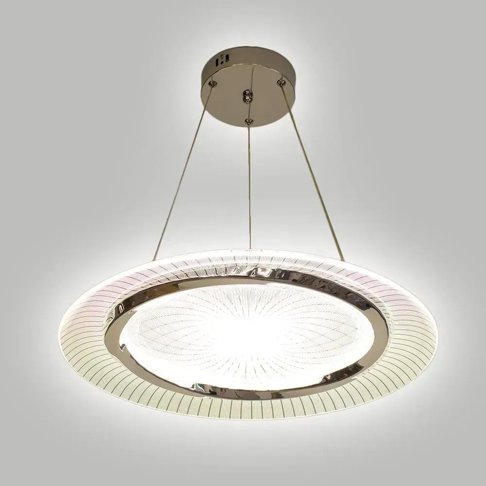 Люстра світлодіодна ESLLSE CAMELIA R 60 Вт 480x1500 мм Білий (27712910)