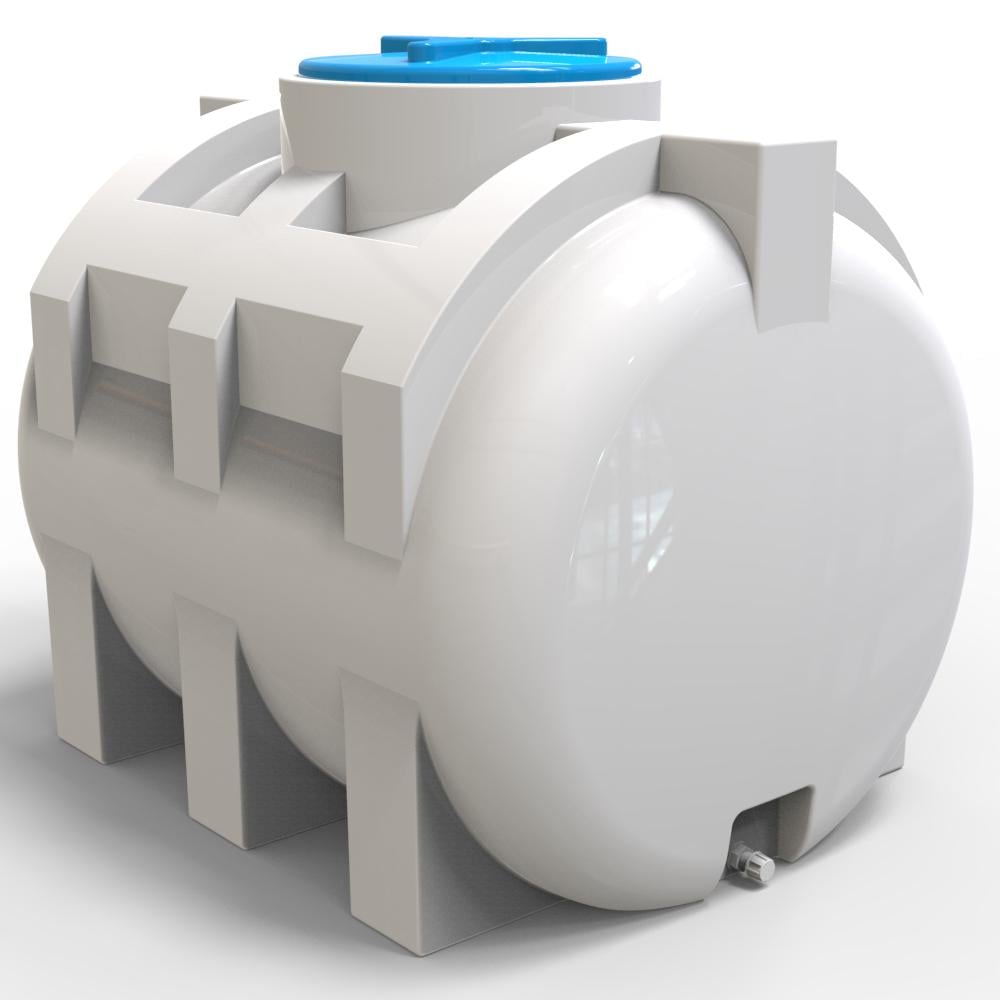 Ємність РотоЕвроПласт горизонтальна одношарова харчова 500 л (70069)