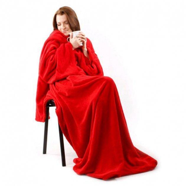 Плед с рукавами Snuggie Красный (4698968)