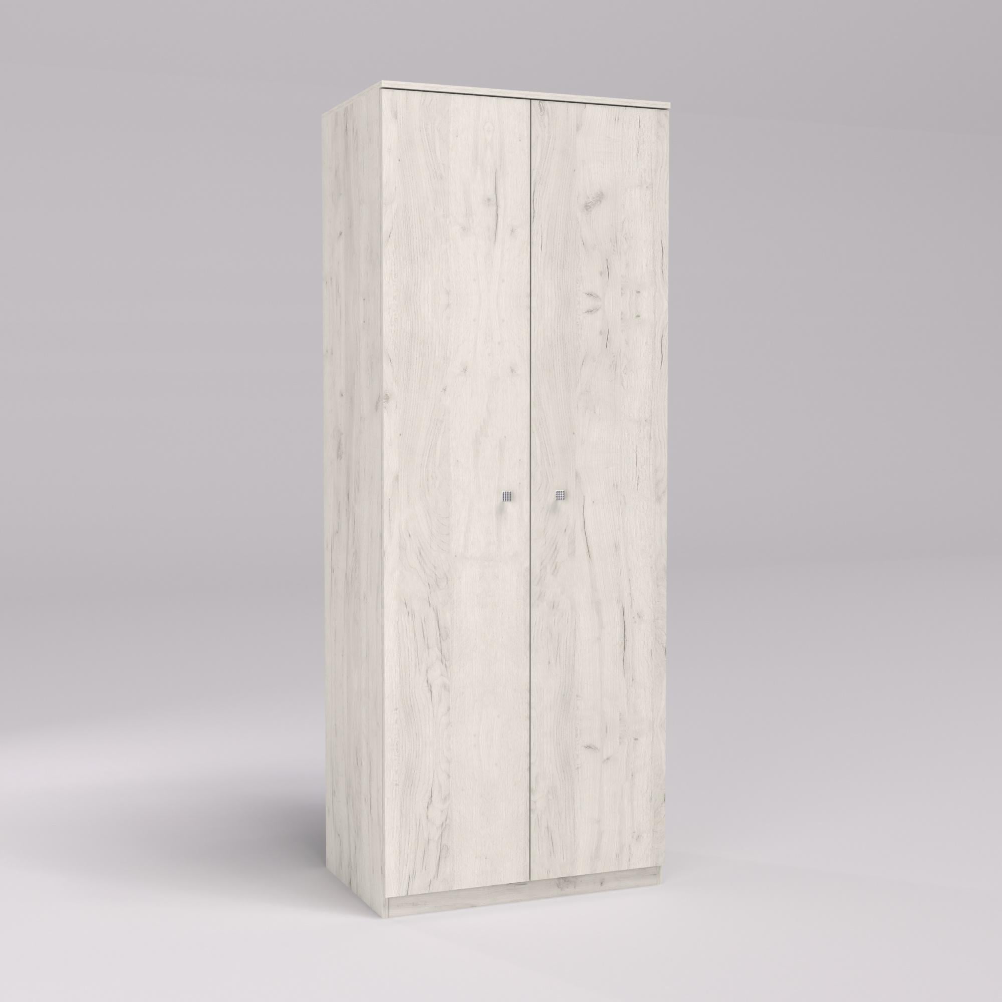 Шкаф Фаворит №14 800х530х2100 мм Дуб крафт/Белый (23572)