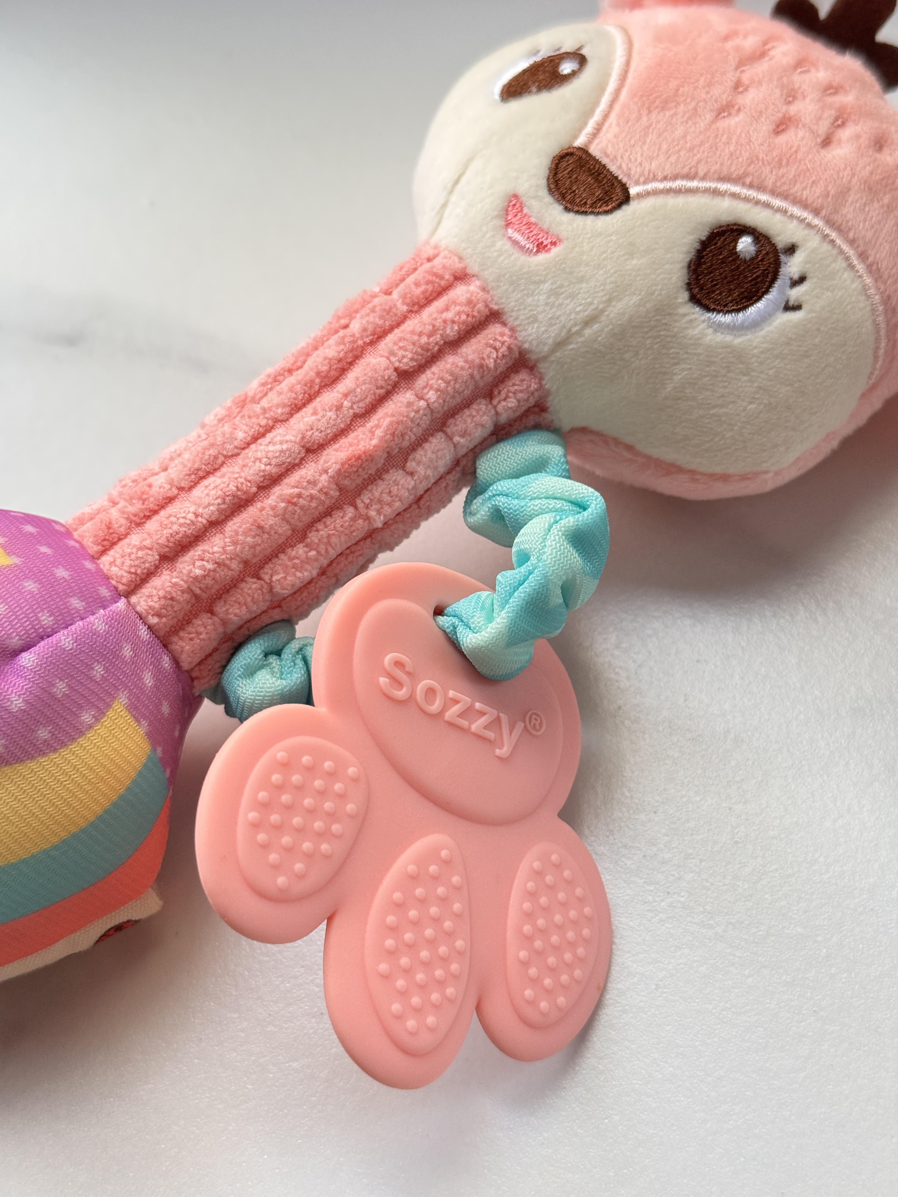 Брязкальце Sozzy для дітей від 0 до 1 року ручка-паличка з прорізувачем для зубів - фото 3 Брязкальце Sozzy для дітей від 0 до 1 року ручка-паличка з прорізувачем для зубів - фото 3