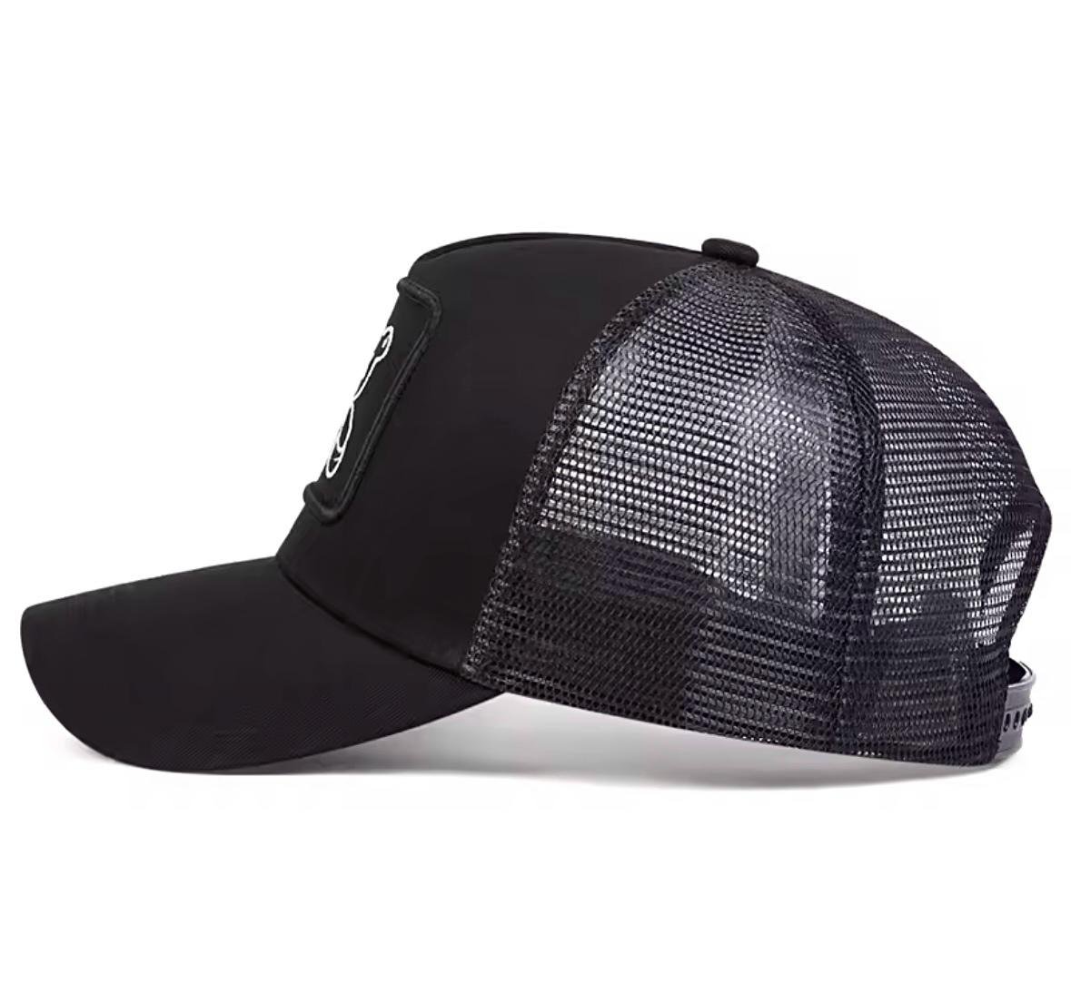 Кепка тракер Wuke Плюшевий ведмедик Тедді Teddy Bear ведмідь з сіточкою унісекс one size Чорний - фото 3 Кепка тракер Wuke Плюшевий ведмедик Тедді Teddy Bear ведмідь з сіточкою унісекс one size Чорний - фото 3