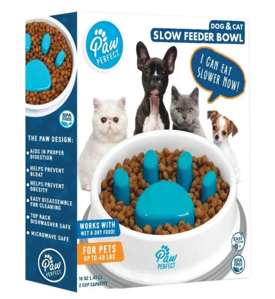 Миска для собак котів кругла Slow Feeder Bowl Лапка для повільного годування пластикова Миска для собак котів кругла Slow Feeder Bowl Лапка для повільного годування пластикова