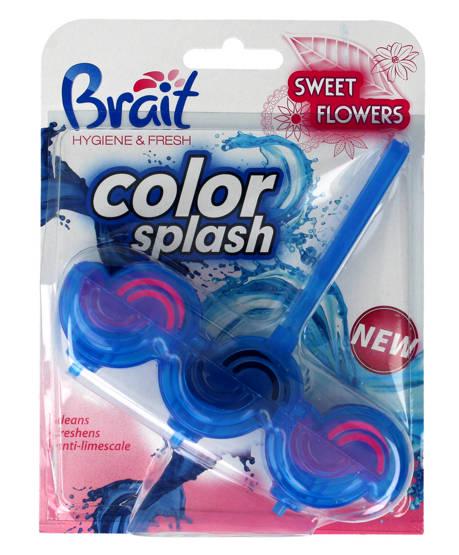 Туалетный блок подвесной Brait Color Splash Sweet Flowers 45 г