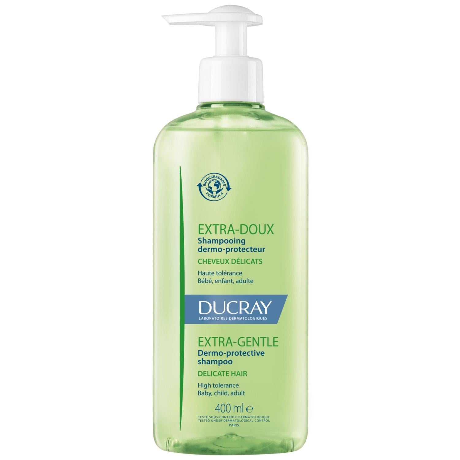 Шампунь захисний для дітей і дорослих Ducray Extra-doux 400 мл (1453119994)