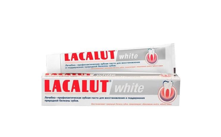 Зубна паста Lacalut Відбілююча 75 мл (4016369696330)