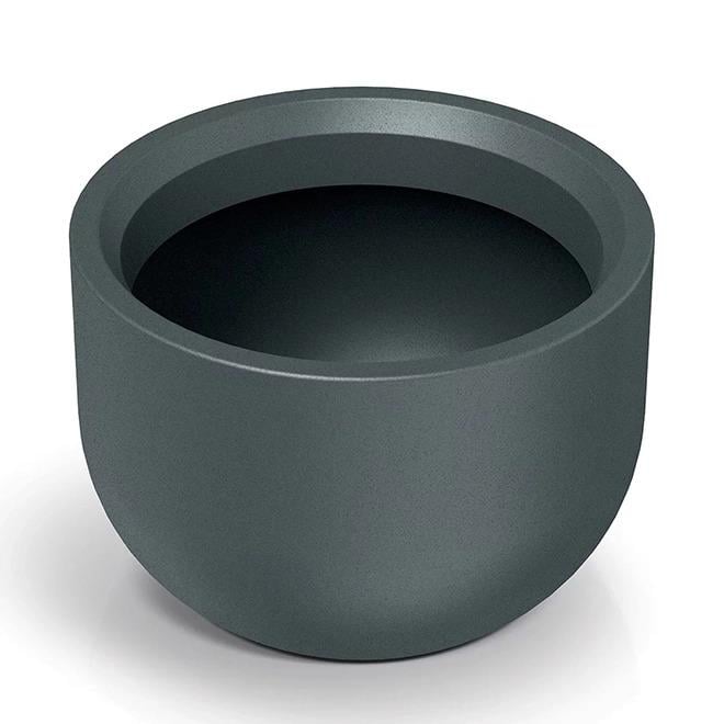 Горшок пластиковый Molta Round TMRO 40 см Графитовый (ST01180) Горшок пластиковый Molta Round TMRO 40 см Графитовый (ST01180)
