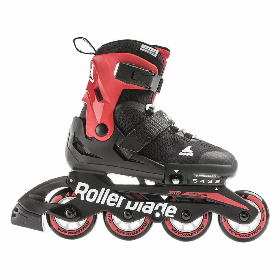 Ролики дитячі Rollerblade Microblade р. 36,5-40,5 Чорний/Червоний - фото 4 Ролики дитячі Rollerblade Microblade р. 36,5-40,5 Чорний/Червоний - фото 4