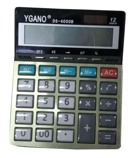 Калькулятор YGANO DS-4000B с прозрачными кнопками (CALC-005)