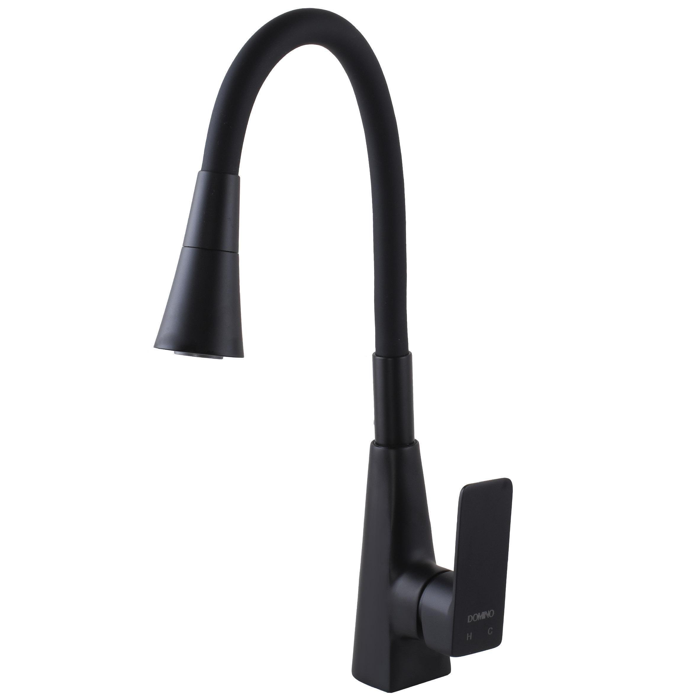 Кран на кухню DOMINO Черный матовый (27311)