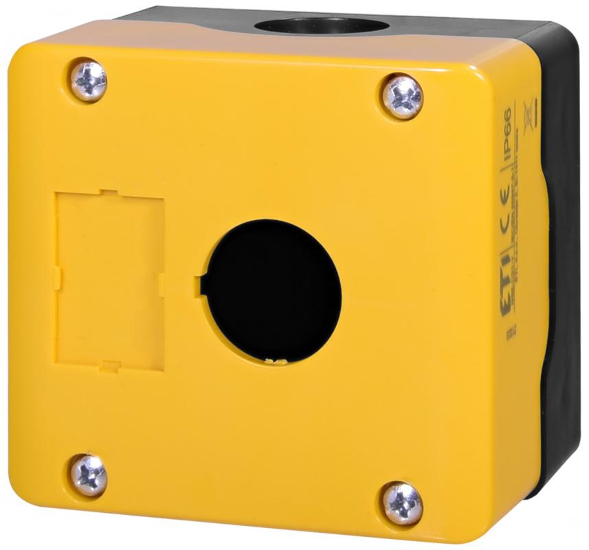 Корпус кнопкового посту ETI NSE-CS1-Y 1 місний 22 мм Жовтий (4774150)