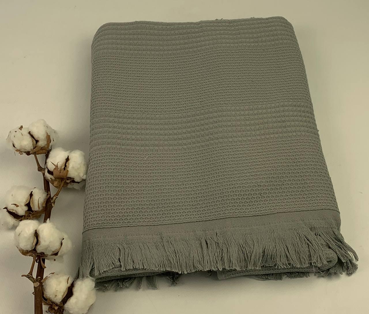 Рушник Philippus Delux Cotton Salvador 70x140 см Сірий (CN35090)