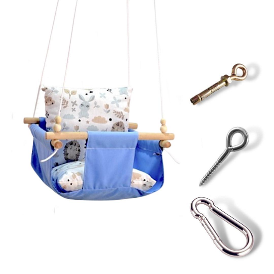 Детская качеля Infancy Зверята в лесу Голубой (10058524)