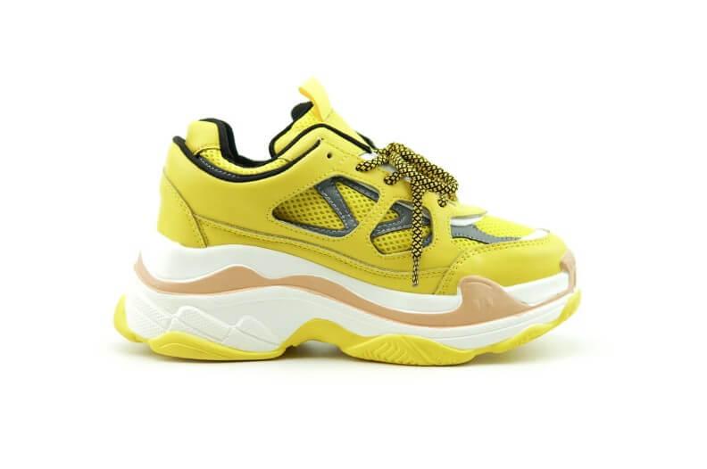 Кроссовки женские Cavaleri B2079-3 текстиль р. 38 Желтый (02433) - фото 3 Кроссовки женские Cavaleri B2079-3 текстиль р. 38 Желтый (02433) - фото 3